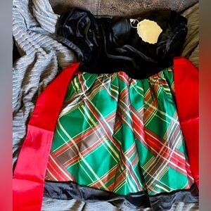 Velvet and silky. New, only worn once. Fits a 4 or 5T